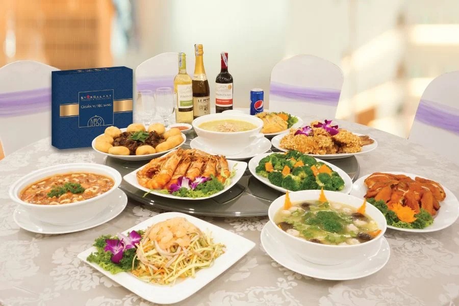 Thực đơn tiệc cưới mới nhất trong năm.